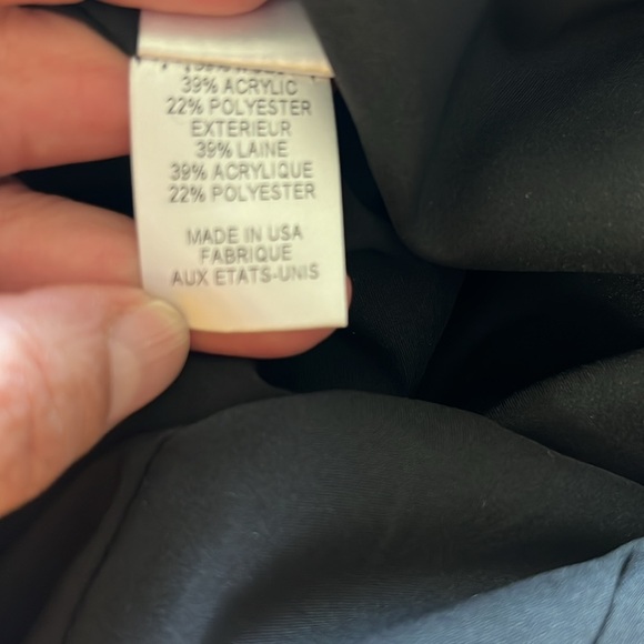 Vintage 90’s Diane von Fürstenberg black wool blend mini - Picture 6 of 6